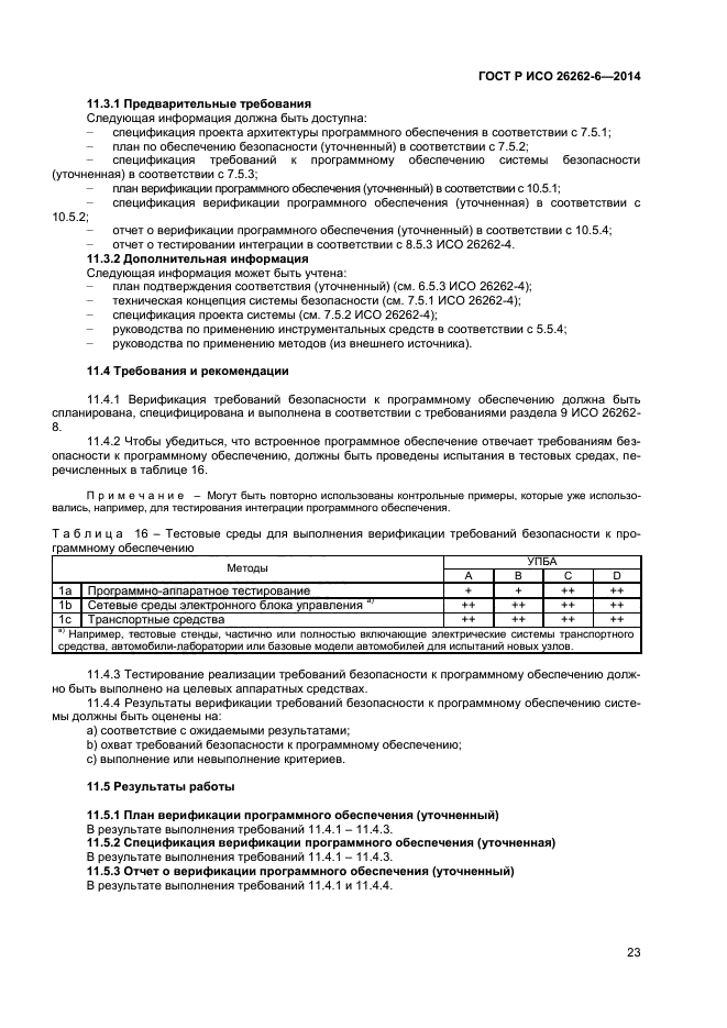 ГОСТ Р ИСО 26262-6-2014