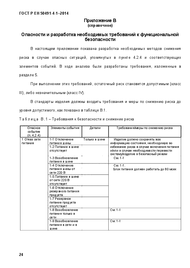 ГОСТ Р ЕН 50491-4-1-2014