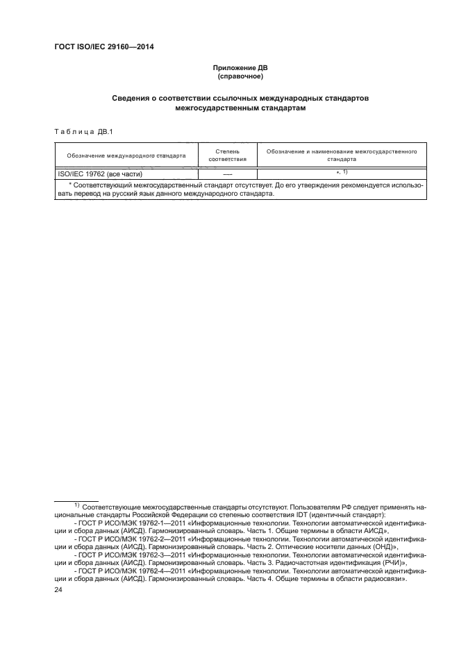 ГОСТ ISO/IEC 29160-2014