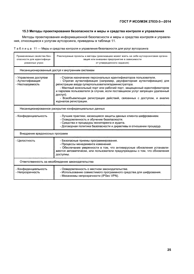 ГОСТ Р ИСО/МЭК 27033-3-2014
