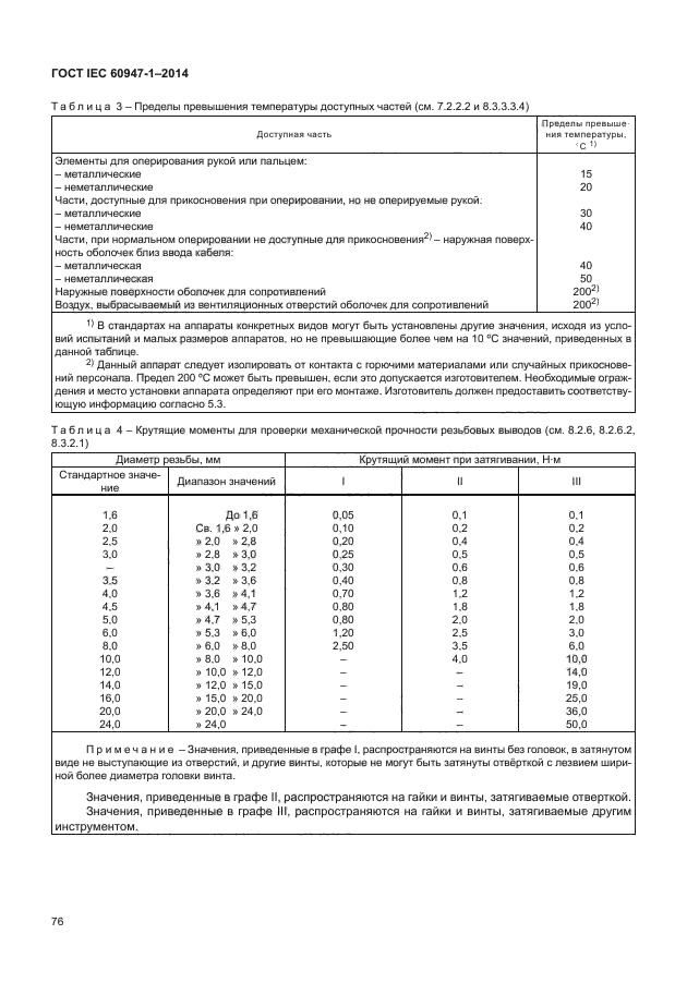 ГОСТ IEC 60947-1-2014