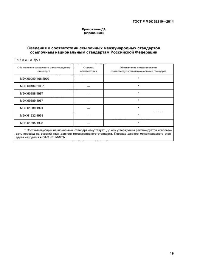 ГОСТ Р МЭК 62219-2014