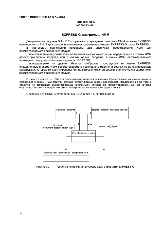 ГОСТ Р ИСО/ТС 10303-1127-2014