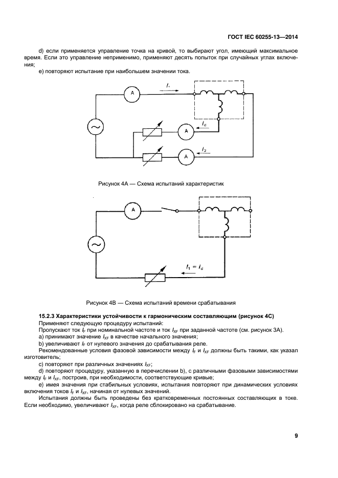 ГОСТ IEC 60255-13-2014