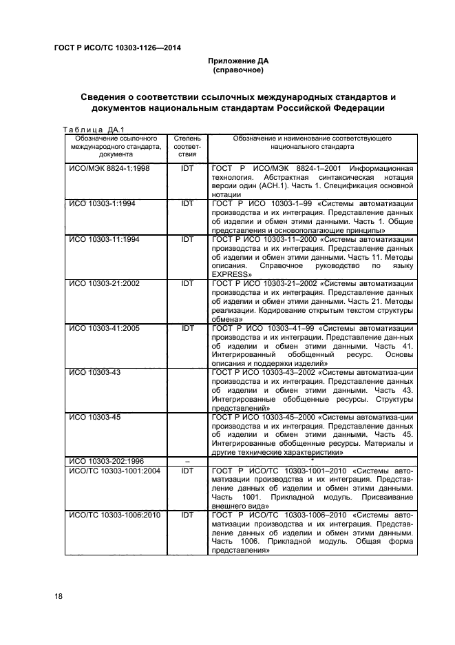 ГОСТ Р ИСО/ТС 10303-1126-2014