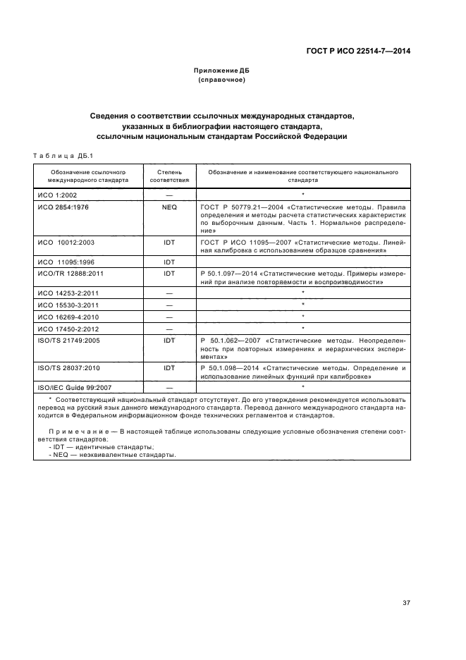 ГОСТ Р ИСО 22514-7-2014