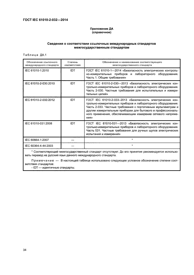 ГОСТ IEC 61010-2-032-2014