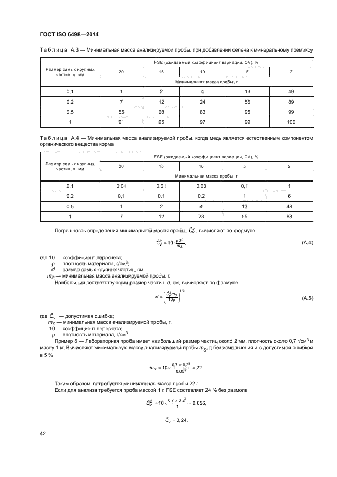 ГОСТ ISO 6498-2014