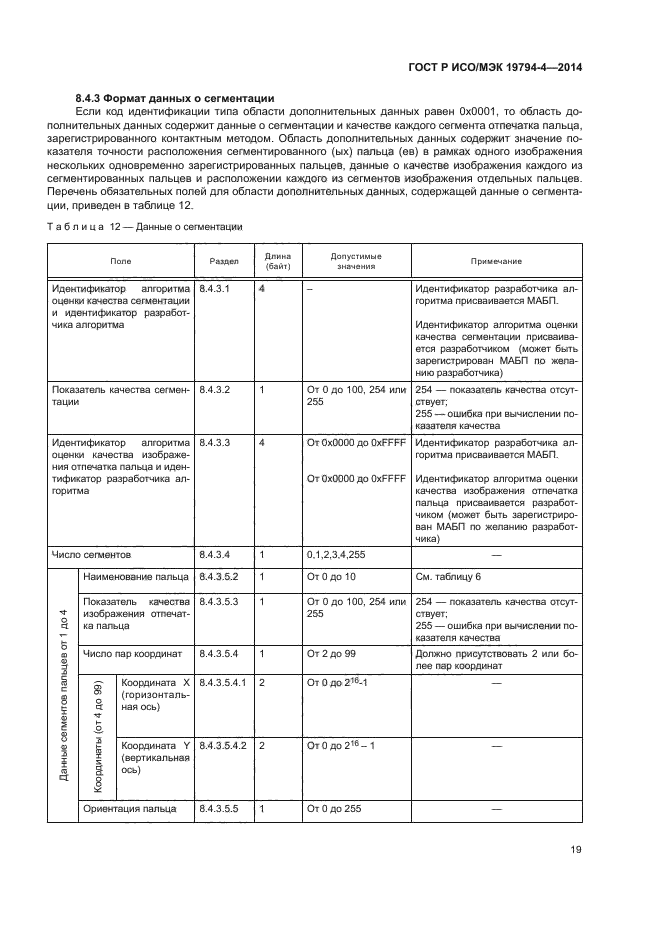 ГОСТ Р ИСО/МЭК 19794-4-2014