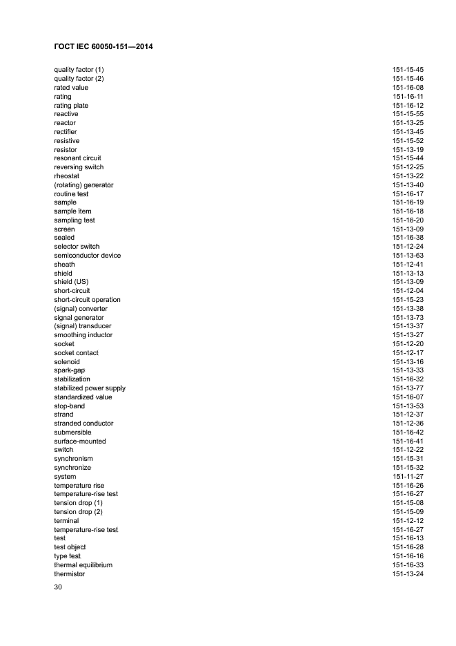 ГОСТ IEC 60050-151-2014