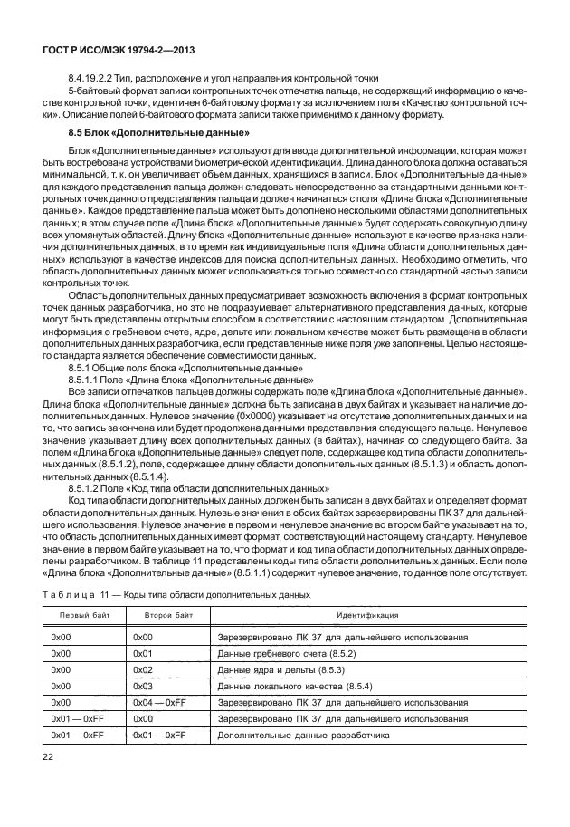 ГОСТ Р ИСО/МЭК 19794-2-2013