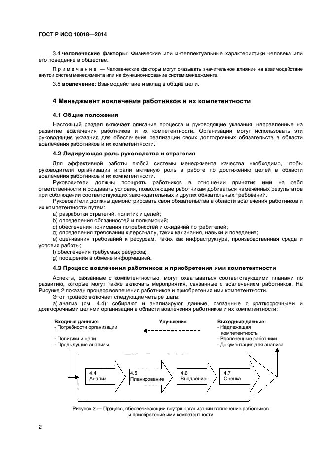 ГОСТ Р ИСО 10018-2014