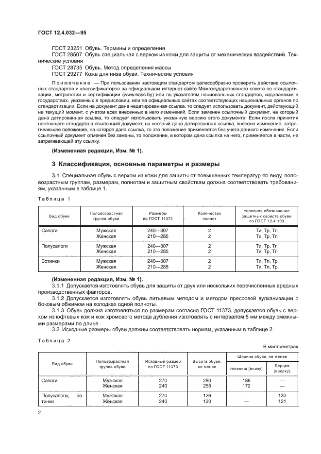 ГОСТ 12.4.032-95