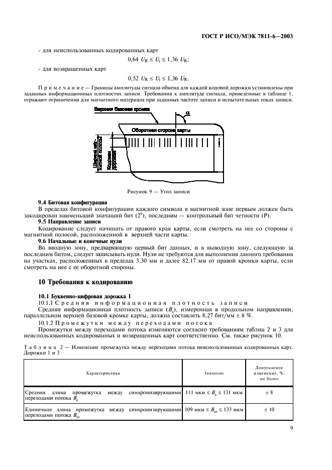 ГОСТ Р ИСО/МЭК 7811-6-2003