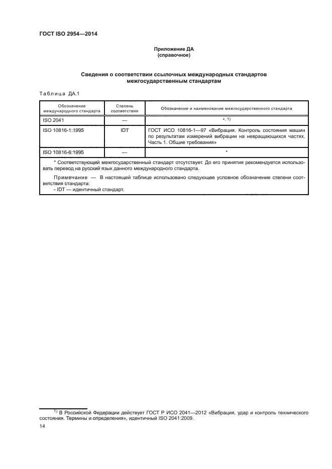 ГОСТ ISO 2954-2014