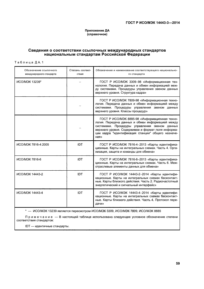 ГОСТ Р ИСО/МЭК 14443-3-2014