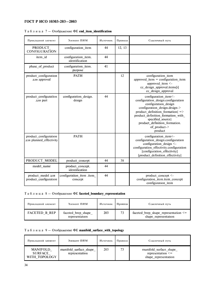 ГОСТ Р ИСО 10303-203-2003