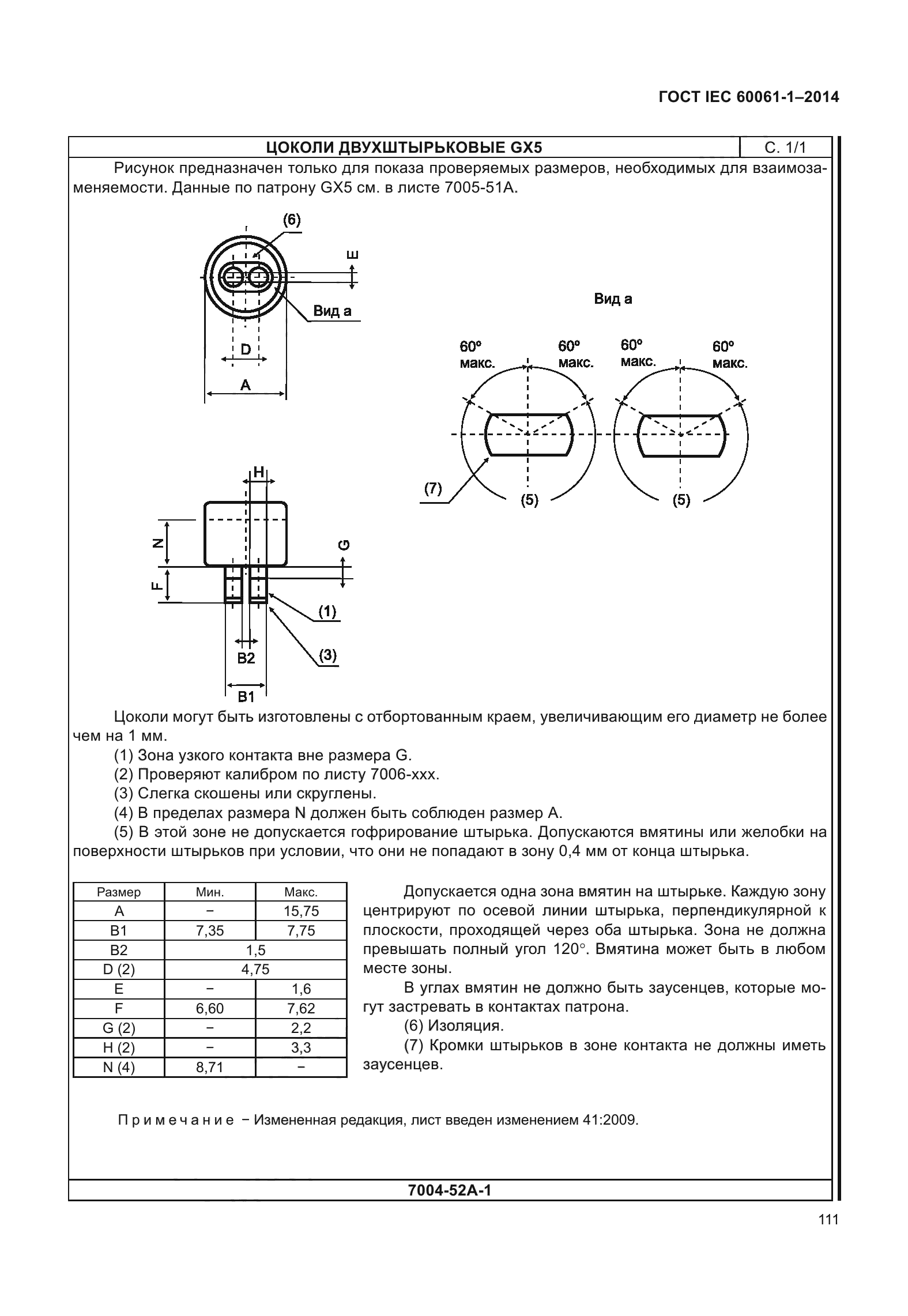 ГОСТ IEC 60061-1-2014