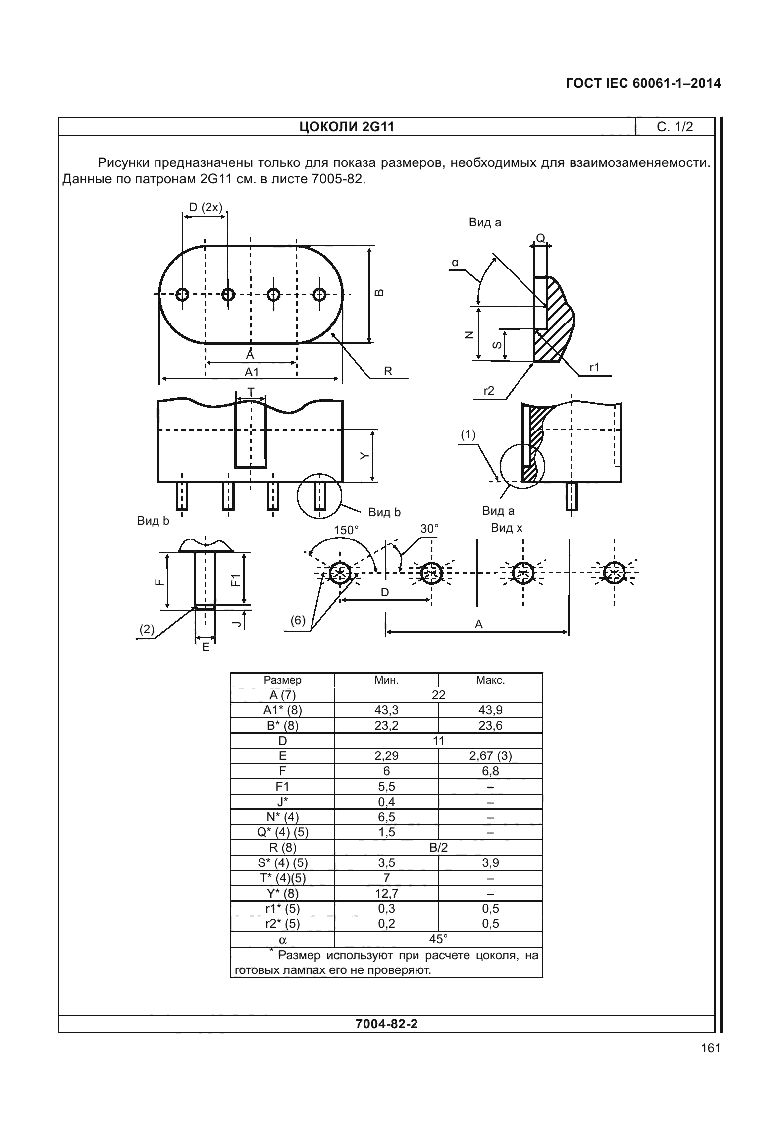 ГОСТ IEC 60061-1-2014