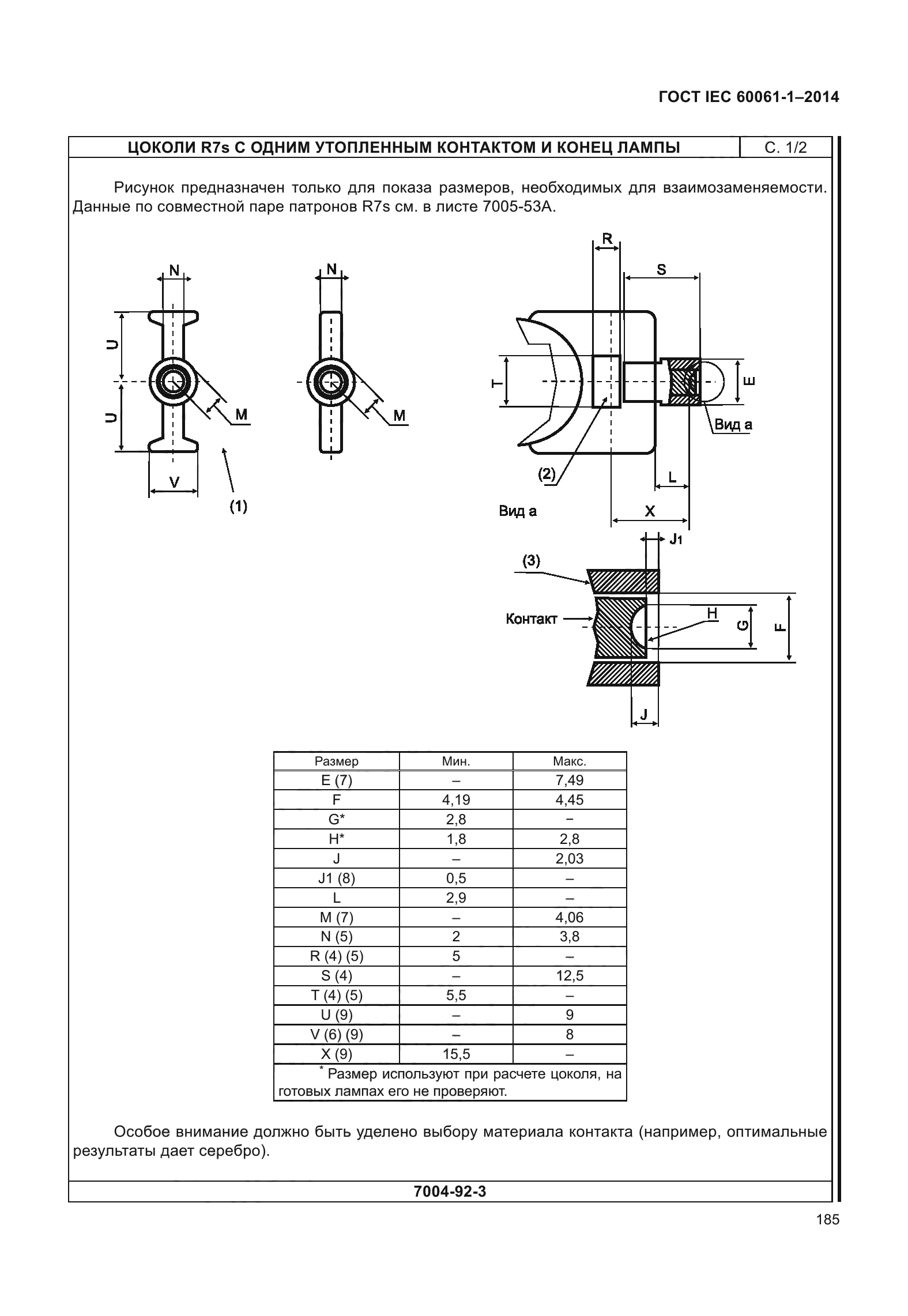 ГОСТ IEC 60061-1-2014