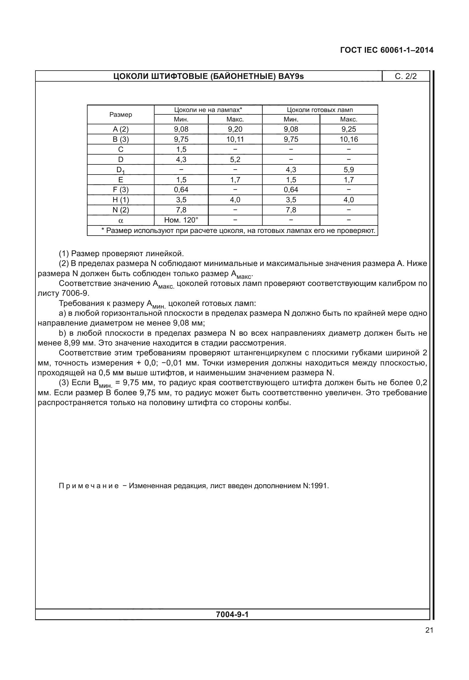 ГОСТ IEC 60061-1-2014