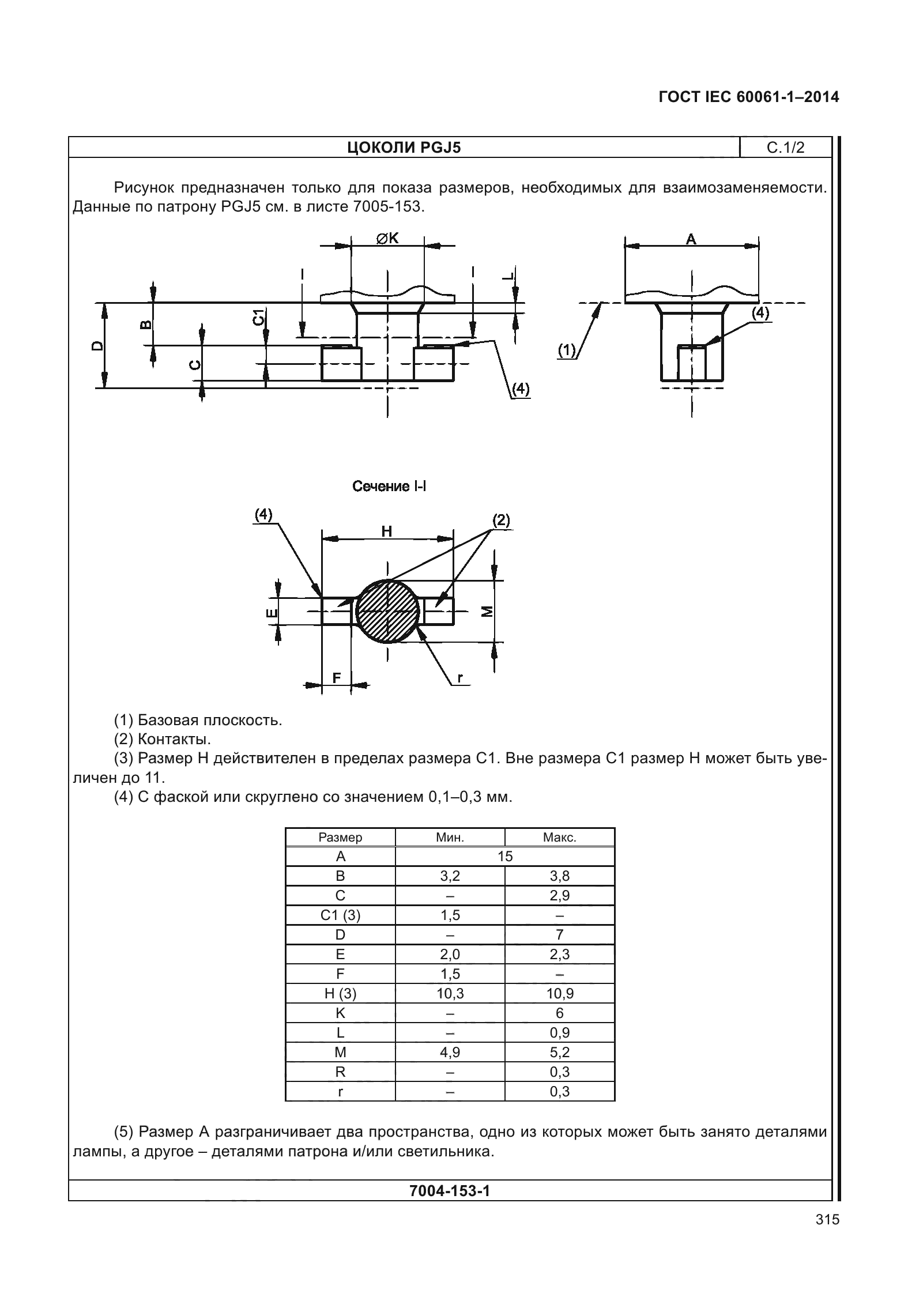 ГОСТ IEC 60061-1-2014