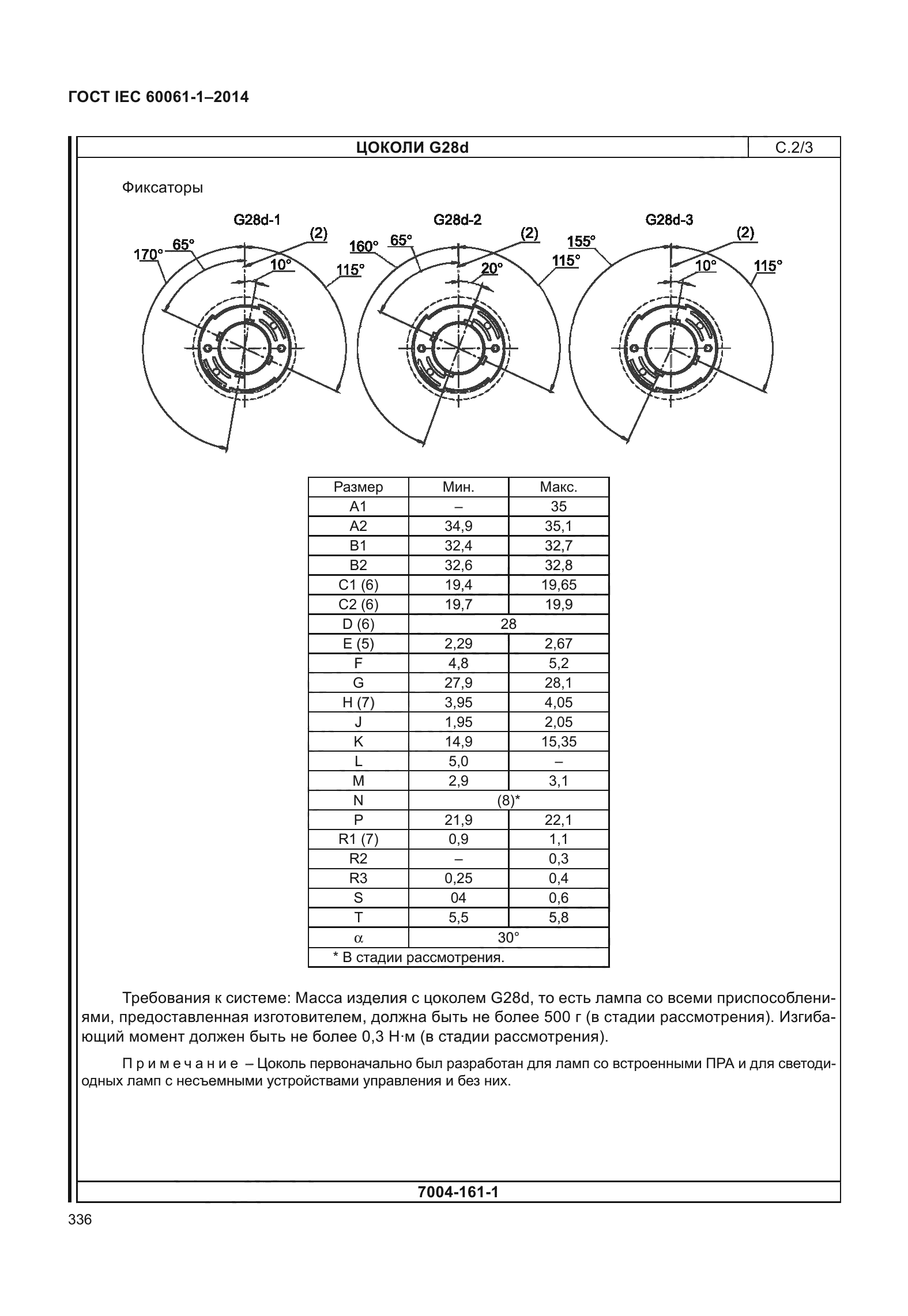 ГОСТ IEC 60061-1-2014