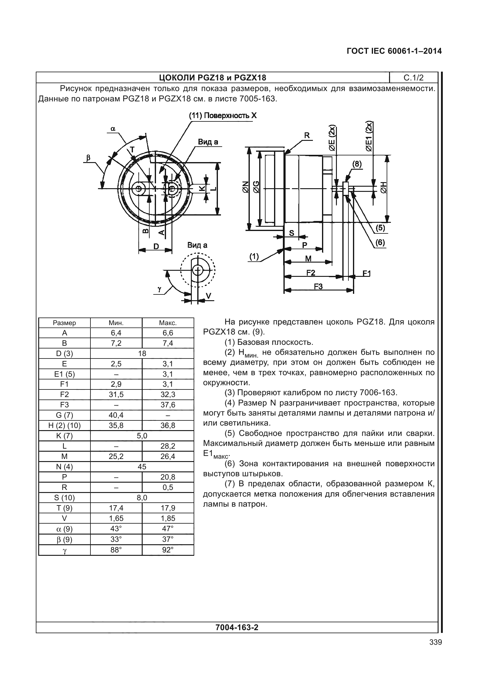 ГОСТ IEC 60061-1-2014