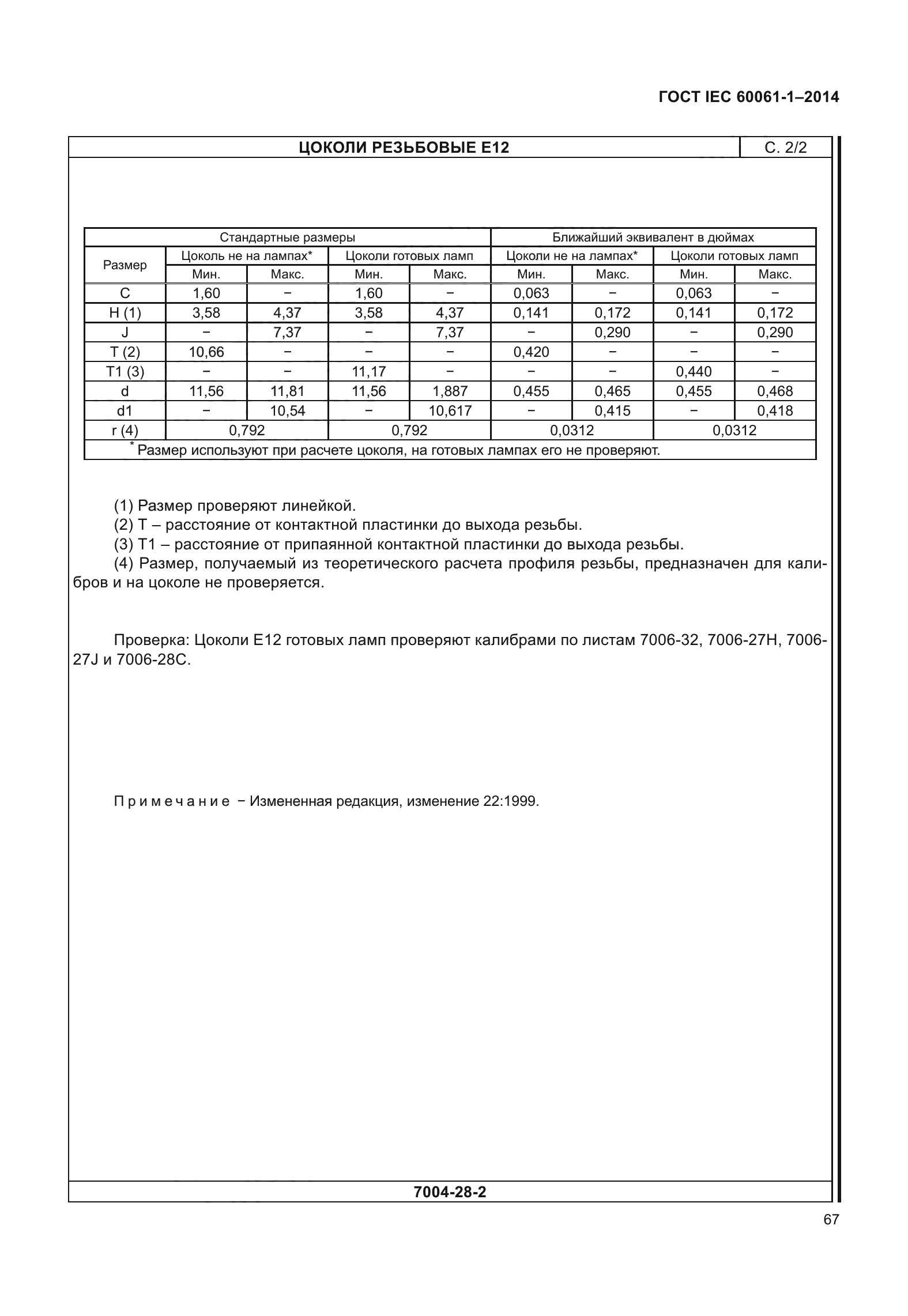 ГОСТ IEC 60061-1-2014