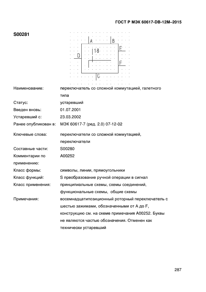 ГОСТ Р МЭК 60617-DB-12M-2015