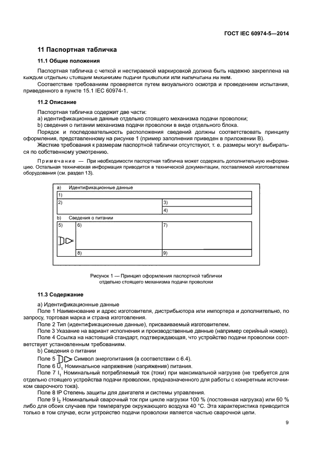 ГОСТ IEC 60974-5-2014