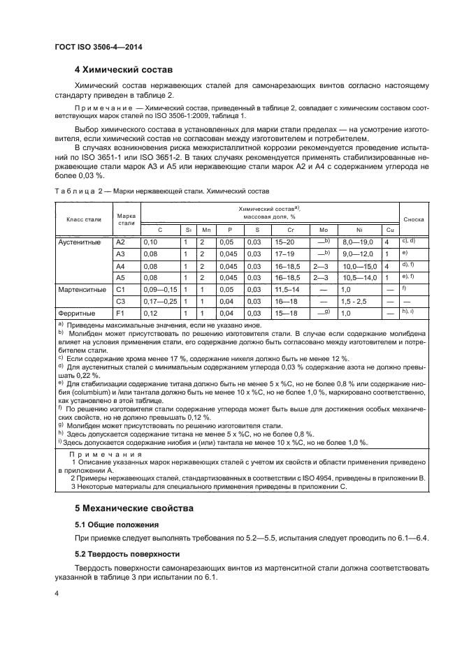 ГОСТ ISO 3506-4-2014