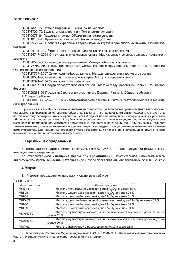 ГОСТ 6137-2015