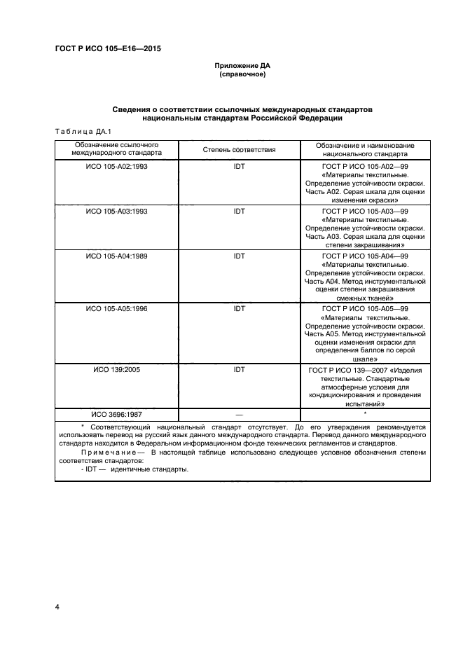 ГОСТ Р ИСО 105-E16-2015