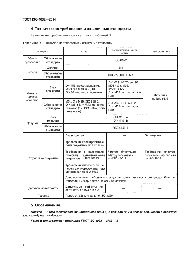 ГОСТ ISO 4032-2014