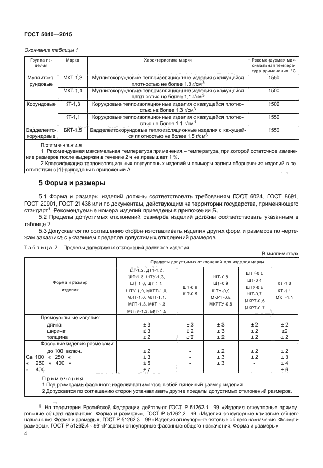 ГОСТ 5040-2015