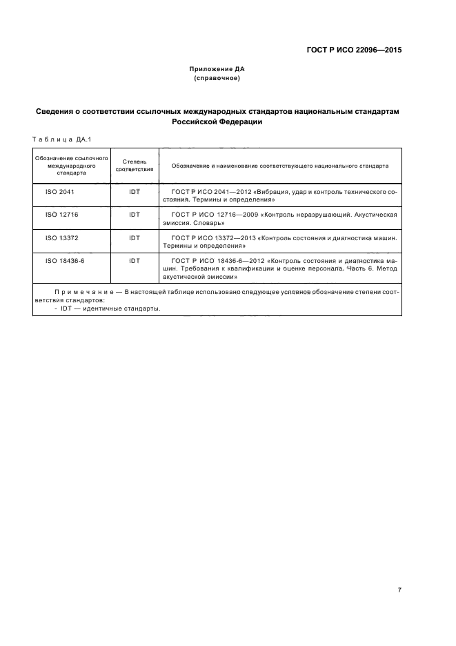 ГОСТ Р ИСО 22096-2015