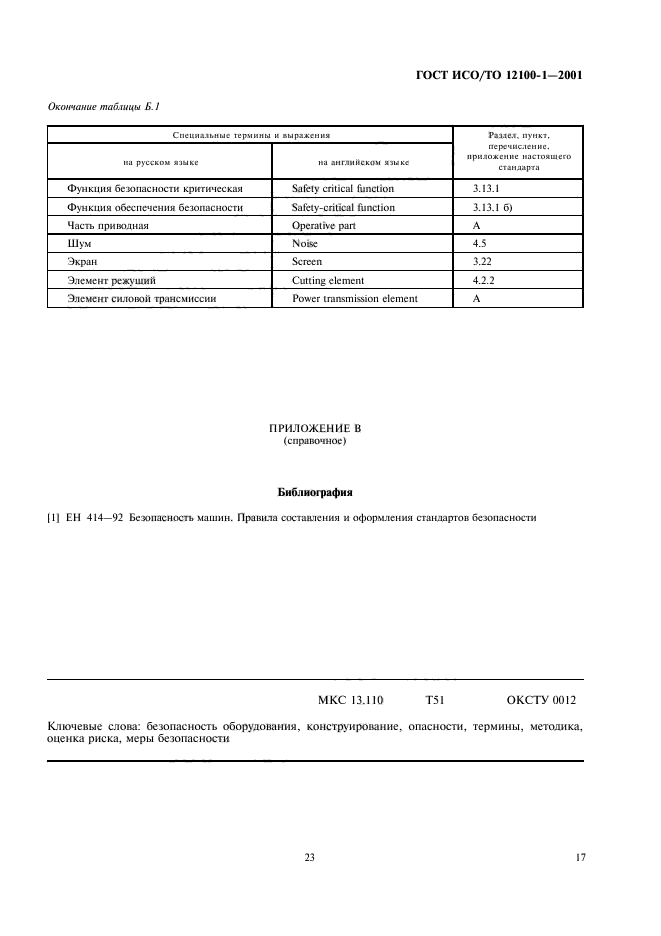 ГОСТ ИСО/ТО 12100-1-2001