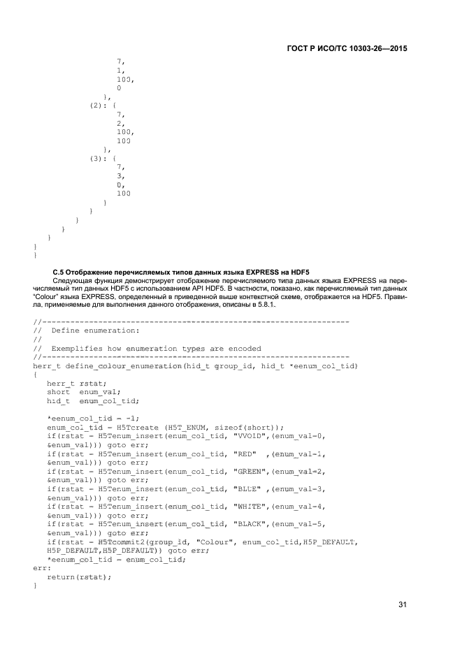 ГОСТ Р ИСО/ТС 10303-26-2015