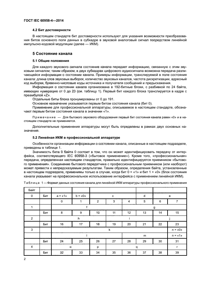 ГОСТ IEC 60958-4-2014