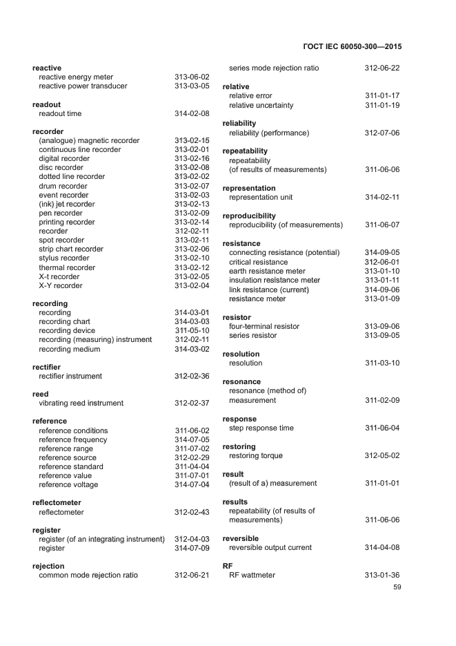 ГОСТ IEC 60050-300-2015