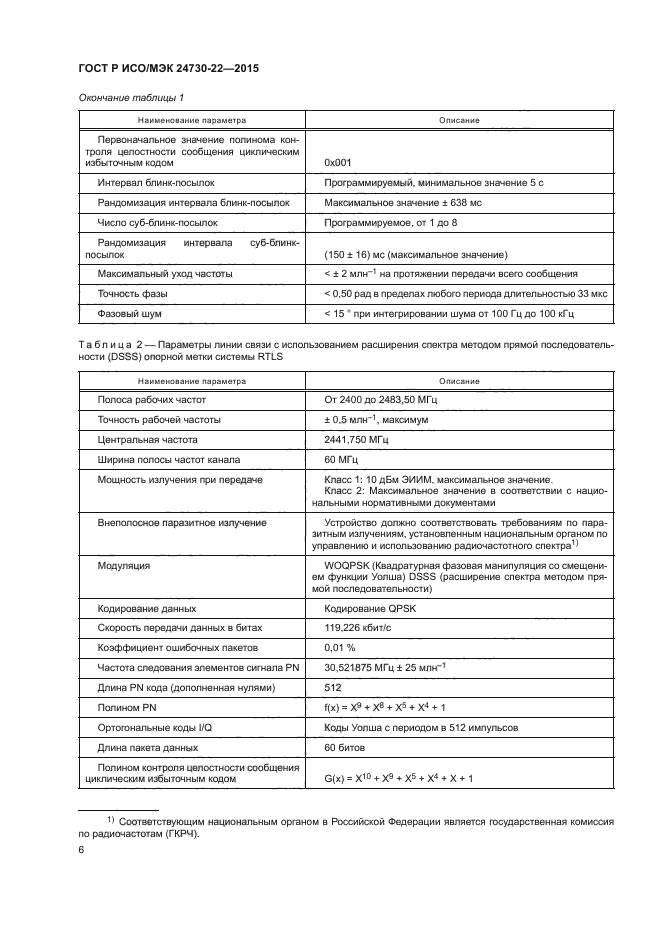 ГОСТ Р ИСО/МЭК 24730-22-2015