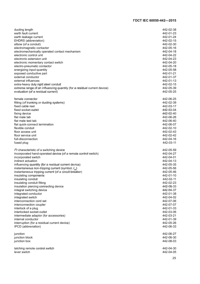ГОСТ IEC 60050-442-2015