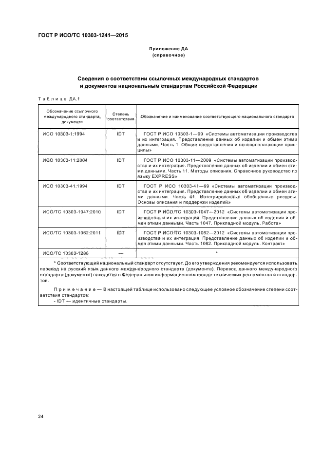 ГОСТ Р ИСО/ТС 10303-1241-2015