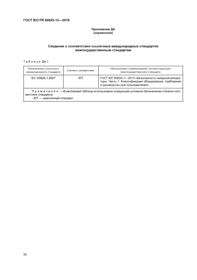 ГОСТ IEC/TR 60825-13-2016