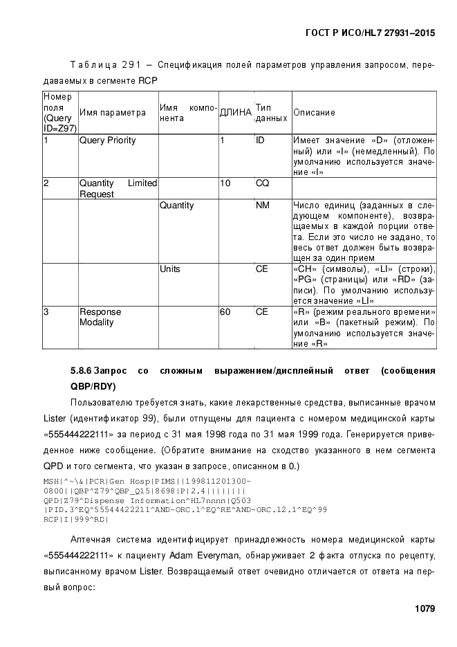 ГОСТ Р ИСО/HL7 27931-2015