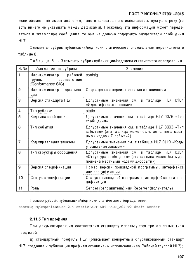 ГОСТ Р ИСО/HL7 27931-2015