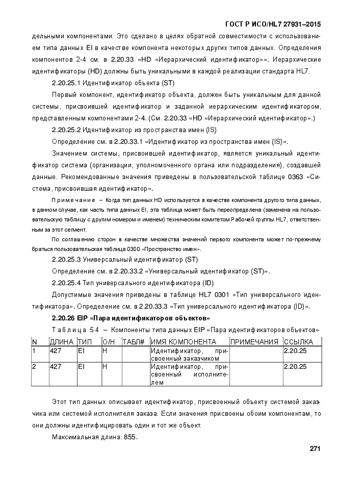 ГОСТ Р ИСО/HL7 27931-2015