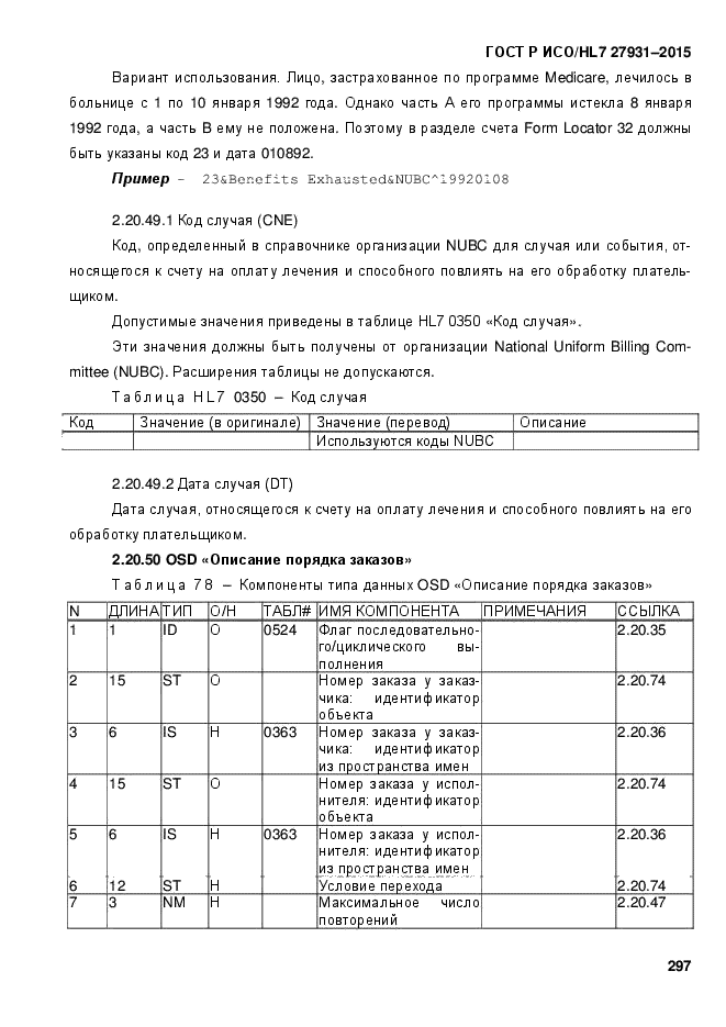 ГОСТ Р ИСО/HL7 27931-2015