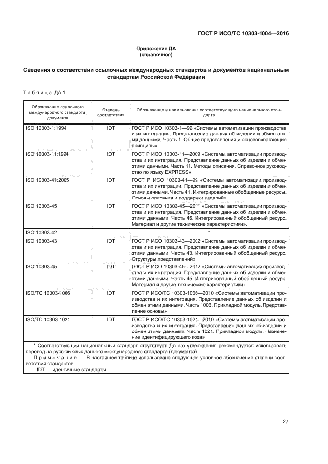 ГОСТ Р ИСО/ТС 10303-1004-2016